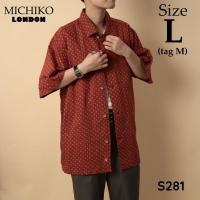 ราคา [Size L][SS281] เสื้อเชิ้ตผ้าลินิน MICHIKO LONDON - มือสอง (2มือ) - COBvintage VINTAGEL (41155942371)