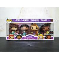 ราคา 4 pack Funko Pop Disney Princess - Ariel , Jasmine , Rapunzel , Moana [ตัว Moana เรืองแสง] (กล่องมีตำหนิ) (26050996376)