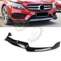 ราคา Front Bumper Lip Spoiler For Mercedes Benz C Class W205/C205 Coupe C180 C200 C250 C260 C300 C450 20 (49856138683)