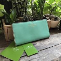 ราคา กระเป๋าสตางค์หนังแท้ Kate Spade แท้ 100% มือสองญี่ปุ่น (6167846123)