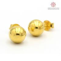 ราคา OJ GOLD ต่างหูทองแท้ นน. ครึ่งสลึง 96.5% 1.9 กรัม กลมเกลี้ยง ขายได้ จำนำได้ มีใบรับประกัน ต่างหูทอง (12322092206)