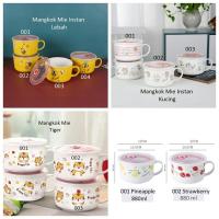 ราคา ชามก๋วยเตี๋ยวเซรามิค / ฝาบะหมี่กึ่งสําเร็จรูปขนาด 17.5x7ซม (17188447729)