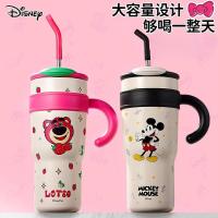 ราคา Disney Mickey Mouse Thermos Bottle Straw Water Cup Thermos Bottle Kawaii Stainless Steel Large Capacity Thermos Cup (28790701433)