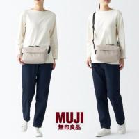 ราคา Muji 2-Way water repellent Shoulder bag (Light beige) (29254102631)