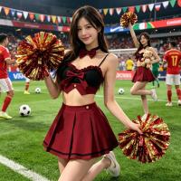 ราคา ชุดคอสเพลย์ โบว์มินิสเกิร์ต ฟุตบอลโลก สาวนักฟุตบอล กระโปรงสั้น เชียร์ลีดเดอร์ น่ารักและเซ็กซี่ (57610211237)