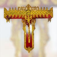ราคา หิ้งพระเทพพนมชุบทองเบอร์ 13 นิ้ว (57707520567)