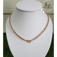 ราคา สร้อยคอห่วงคู่นากแท้ หนัก 1 บาท (40880738528)
