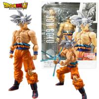 ราคา Z SHF Super White ผม Son Goku Action Figure Migatte No Goku 16ซม. PVC Anime Collection Figurine (25980402925)
