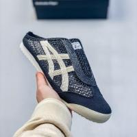 ราคา ONITSUKA TIGER Onitsuka Tiger MEXICO 66 SABOT Mesh semiper สําหรับผู้ชายและผู้หญิงรองเท้าลําลอง LZTP U1AW (43080187721)