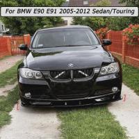ราคา Front Bumper Splitter Lip Diffuser Spoiler Cover For BMW E90 E91 320i 330i 2005-2012 Sedan/Touring (42628464122)