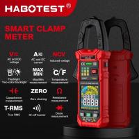ราคา Habotest 1000A แคลมป์มิเตอร์มัลติมิเตอร์แบบดิจิตอล HT208 HT207 HT206 HT205 HT203 (29926138008)