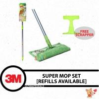 ราคา 3M Scotch-Brite F1 Super Mop Set 360 พร้อมเศษฟรี (1 ชิ้น/แพ็ค) / รีฟิล (42005875089)