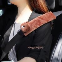 ราคา อันสุดท้ายแล้วนะคะ หาไม่ได้แล้ว ลายหมีบราวน์ พร้อมส่ง ** ผ้าหุ้มสายเบลล์ในรถ รัดเบลล์ผ้ากำมะหยี่ ไลน์เฟรนด์ (22275598014)