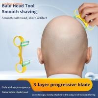 ราคา [risingmeup] Qui Bald Head Hair Clipper - Home Creative Mens Hair Grooming Tool, อุปกรณ์โกนหัวล้านแบบพกพาใหม่ (57458455830)