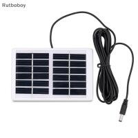 ราคา [Rut] 1W 6V แผงพลังงานแสงอาทิตย์ 5521 พอร์ตแบบพกพา Polycrystalline Silicon Solar Charger แผ่นพร้อมสายไฟ Connecg COD (23180850741)