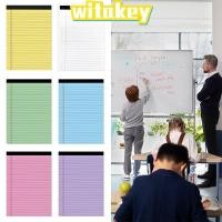 ราคา WITAKEY แผ่นรองเขียน, โน๊ตบุ๊ค 50 แผ่น A5/A4, นักเรียนแผ่นกฎหมายที่ฉีกขาดได้ข้น (46960377306)