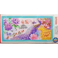 ราคา ภาพวาดเพชร นกยูงคู่ความสุข (มีกาวในตัว) DF608 (45007759625)