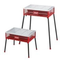 ราคา Coleman JP Cool Stage 2-Way Grill / Red เตาย่าง BBQ ขาปรับระดับสูงต่ำได้ 2 ระดับ (41918916979)