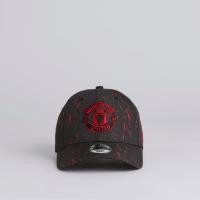 ราคา หมวก Manchester United X New Era สีดำแท้100% Manchester United x New Era All Over Print Crinkle 9Forty Cap Black (44372118760)