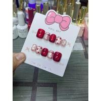 ราคา สั้นกุดเล็บปลอมสำเร็จรุปพร้อมติดลาย-ฟรีกาวตะไบทุกชุด (27373534726)