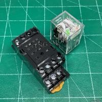 ราคา MY4N MY4 พร้อมซ็อกเก็ต รีเลย์ 12VDC 24VDC 24VAC 48VAC 110VAC 220VAC พร้อมส่ง (55503197980)