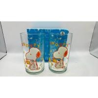 ราคา แก้วน้ำ Snoopy Glass 1 กล่องมี 2 ใบ กล่องไม่สวย (40922269549)