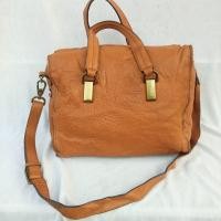 ราคา Finn Fin Esker Preloved Second Brown Genuine Leather Womens Bag (47900481169)