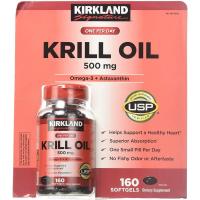 ราคา Kirkland Krill Oil 500mg 160Softgels (7177849435)