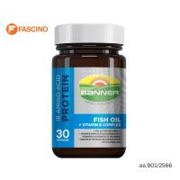 ราคา Banner Fish Oil+Vitamin B complex แบนเนอร์ ไฮ-บี ฟิชออยล์ 30 แคปซูล (47400594905)