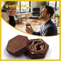 ราคา GUSTAVA กล่องแหวนแต่งงาน, กระเป๋าด้านใน ที่เก็บเครื่องประดับ กล่องใส่แหวนไม้, กล่องใส่แหวนโชว์เครื่องประดับรูปหกเหลี่ยมหรูหรา (27394774093)