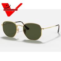 ราคา แว่นตากันแดด ยี่ห้อ Ray-Ban รุ่น HEXAGONAL RB3548N 001 54 ขนาด 54 ของแท้รับประกันศูนย์ประเทศไทย 2 ปี (26559596471)