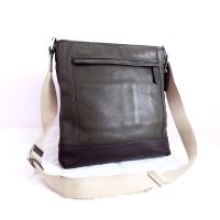 ราคา [กระเป๋ามือสอง] COACH ของแท้!! cross body หนังวัวแท้ 11นิ้ว สีเขียวขี้ม้า-น้ำตาล กระเป๋าสภาพดี กระเป๋าสะพายข้าง โค้ช (11220123400)