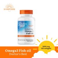 ราคา Doctor's Best - Omega 3 Fish Oil with Goldenomega (1,000 mg, 120 Marine Softgels) โอเมก้า 3 น้ำมันปลา (41262539516)