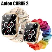 ราคา สําหรับ Aolon Curve 2 สายนาฬิกาอัจฉริยะ Band Cotton Soft ผู้หญิงนาฬิกาผู้หญิงสายรัดข้อมือเข็มขัด (26921933110)