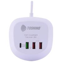 ราคา Toshino ปลั๊ก PD+QC 20W,2USB(3.6A) สาย 1.2 เมตร รุ่น TS-1PD (15603067743)
