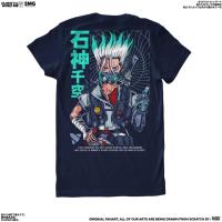 ราคา Clowor Ishigami Senku Cyberpunk Version Kingdom of Science Dr Stone Anime Kaos Tshirt Jersey (56410397812)