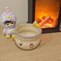 ราคา [Handmade] Chawan ถ้วยชงมัทฉะ ลายขนม มีน้องหมีเกาะไข่หวาน (41073431178)