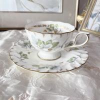 ราคา ชุดกาเเฟ HOYA Bone China ไม่ผ่านการใช่งาน ขนาด จานรอง W 16 cm เเก้ว H 6.5 cm W 9.5 cm (23086164727)