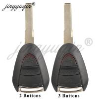 ราคา jingyuqin 2/3BTN Remote Car Key Shell Case For Porsche Cayman Boxster GT S 2S 4S Turbo 911 987 996 (53954618453)