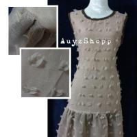 ราคา เดรสสีน้ำตาลชายมุ้งสีน้ำตาลอ่อน (1718683174)