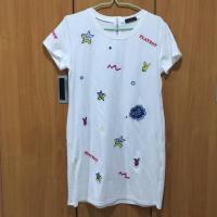 ราคา (used) เดรสสั้น สีขาว ลาย playboy น่ารักๆ (3308601603)