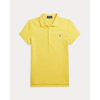 ราคา [New_ของแท้%_พร้อมส่ง]_Polo Ralph Lauren Strech Mesh Polo Shirt เสื้อยืดคอปกโปโล ผ้า Mesh แขนสั้น สีเหลือง Girl Size XL (26953445187)