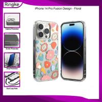 ราคา Ringke iPhone 14 Pro Fusion Floral Softcase Anti Crack Shock Armor (40105732628)
