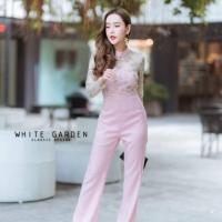 ราคา จั๊มสูทงานป้าย white garden (1814348907)