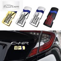 ราคา HYBRID โลหะโลโก้ด้านหลังป้ายสัญลักษณ์สติกเกอร์รถยนต์ รูปลอกs จัดแต่งทรงผมรถสำหรับ Toyota Vios Avanza Yaris Fortuner Coro (41930593086)