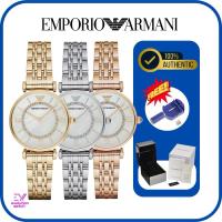 ราคา นาฬิกาข้อมือผู้หญิง EMPORIO ARMANI รุ่น AR1907 AR1908 AR1909 Gianni T Bar ของแท้100% ประกัน 2 ปี (29715036799)
