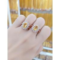 ราคา #แหวนนาคแฟชั่นพลอยบุษราคัมล้อมเพชร (23769454420)