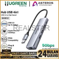 ราคา Ugreen USB Hub to RJ45 LAN Ethernet Adapter - Ugreen 60812 15632 50737 15633 Lan Card Adapter RJ45 (22485393211)