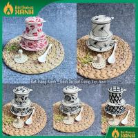 ราคา ชุดกรองแก้วกาแฟเพ้นท์มือเซรามิก Bat Trang - กรองกาแฟเซรามิก - กรองกาแฟคั่วและบด (55704525467)