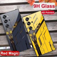 ราคา 9H สําหรับ Nubia Red Magic 10 Pro กรณี Hard กระจกนิรภัยโทรศัพท์ปกหลัง Red Magic 10 Pro Plus Shell RedMagic 9 9S Pro + (44278786501)